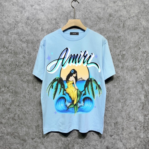 Cheap Amiri T-Shirts Short Sleeved For Unisex #1186765 Replica Wholesale [$39.00 USD] [ITEM#1186765] on Replica Amiri T-Shirts