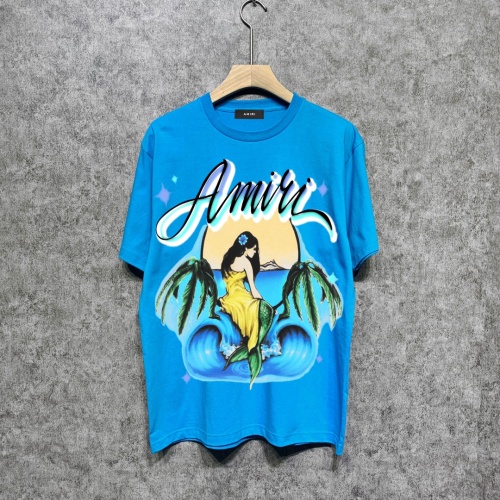 Cheap Amiri T-Shirts Short Sleeved For Unisex #1186766 Replica Wholesale [$39.00 USD] [ITEM#1186766] on Replica Amiri T-Shirts