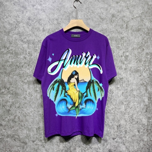 Cheap Amiri T-Shirts Short Sleeved For Unisex #1186768 Replica Wholesale [$39.00 USD] [ITEM#1186768] on Replica Amiri T-Shirts
