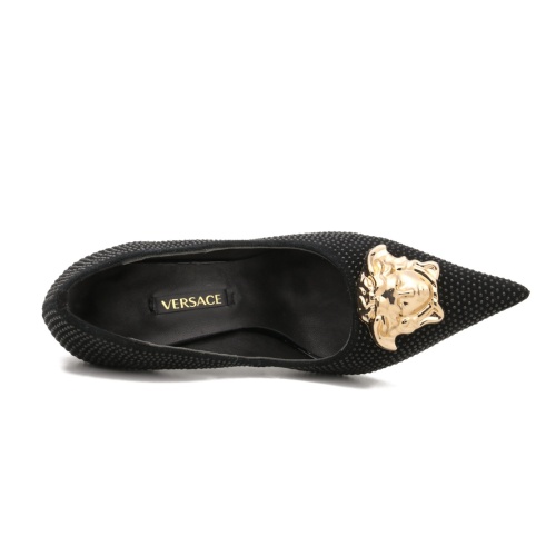 Cheap Versace High-Heeled Shoes For Women #1187396 Replica Wholesale [$80.00 USD] [ITEM#1187396] on Replica Versace High-Heeled Shoes