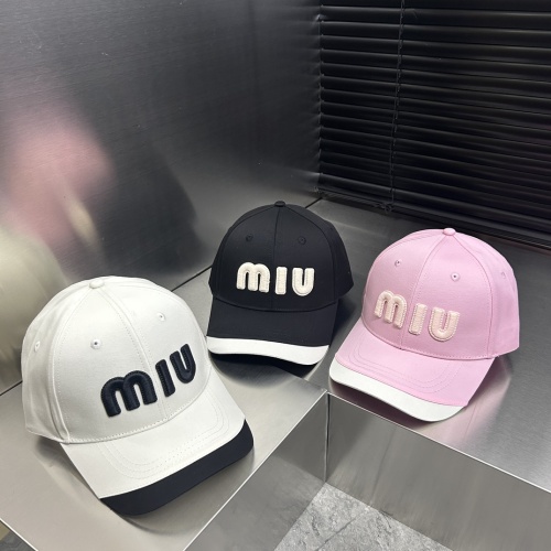Cheap MIU MIU Caps #1190095 Replica Wholesale [$27.00 USD] [ITEM#1190095] on Replica MIU MIU Caps
