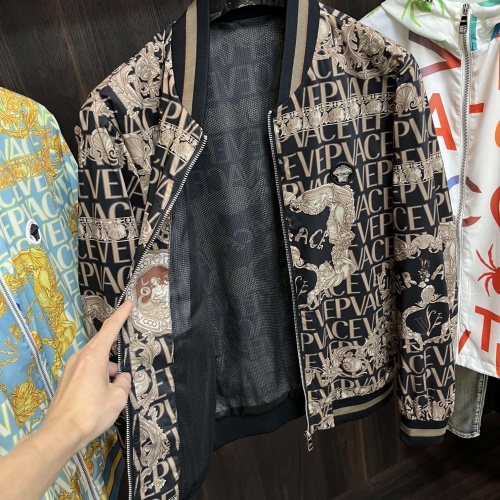 Cheap Versace Jackets Long Sleeved For Men #1190697 Replica Wholesale [$130.00 USD] [ITEM#1190697] on Replica Versace Jackets