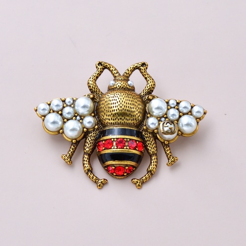 Cheap Gucci Brooches For Women #1190953 Replica Wholesale [$32.00 USD] [ITEM#1190953] on Replica Gucci Brooches