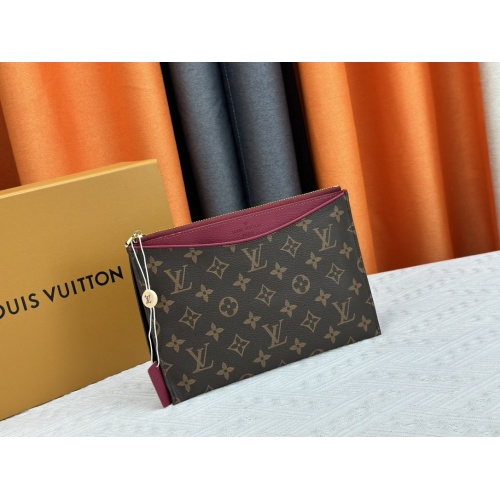 Cheap Louis Vuitton LV Wallets In Burgundy #1191381 Replica Wholesale [$42.00 USD] [ITEM#1191381] on Replica Louis Vuitton LV Wallets