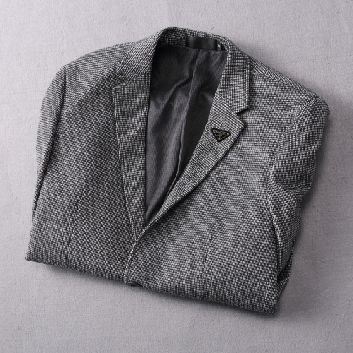 Cheap Prada Jackets Long Sleeved For Men #1191974 Replica Wholesale [$80.00 USD] [ITEM#1191974] on Replica Prada Jackets