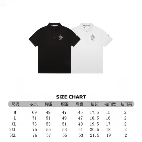 Cheap Moncler T-Shirts Short Sleeved For Men #1192079 Replica Wholesale [$38.00 USD] [ITEM#1192079] on Replica Moncler T-Shirts