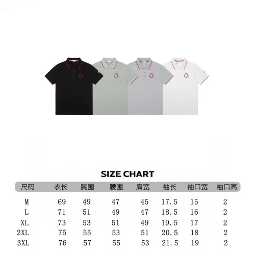 Cheap Moncler T-Shirts Short Sleeved For Men #1192085 Replica Wholesale [$38.00 USD] [ITEM#1192085] on Replica Moncler T-Shirts