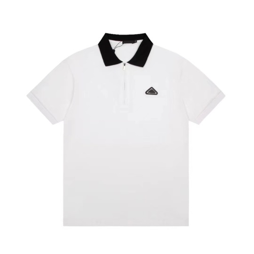 Cheap Prada T-Shirts Short Sleeved For Men #1192089 Replica Wholesale [$38.00 USD] [ITEM#1192089] on Replica Prada T-Shirts