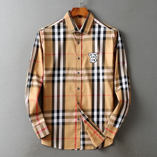 Cheap Burberry Shirts Long Sleeved For Men #1192215 Replica Wholesale [$38.00 USD] [ITEM#1192215] on Replica Burberry Shirts