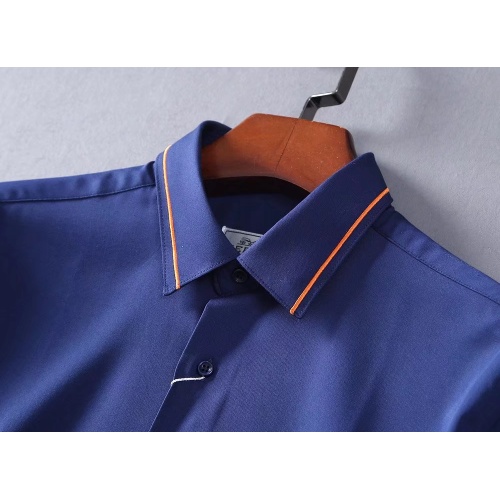 Cheap Hermes Shirts Long Sleeved For Men #1192240 Replica Wholesale [$40.00 USD] [ITEM#1192240] on Replica Hermes Shirts