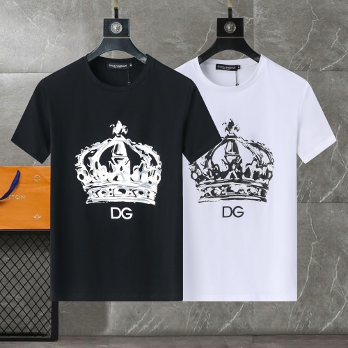 Cheap Dolce &amp; Gabbana D&amp;G T-Shirts Short Sleeved For Men #1192242 Replica Wholesale [$25.00 USD] [ITEM#1192242] on Replica Dolce &amp; Gabbana D&amp;G T-Shirts