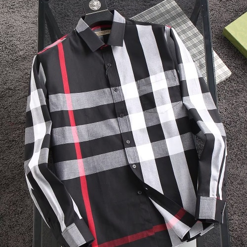 Cheap Burberry Shirts Long Sleeved For Men #1192255 Replica Wholesale [$39.00 USD] [ITEM#1192255] on Replica Burberry Shirts