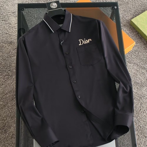 Cheap Christian Dior Shirts Long Sleeved For Men #1192279 Replica Wholesale [$40.00 USD] [ITEM#1192279] on Replica Christian Dior Shirts