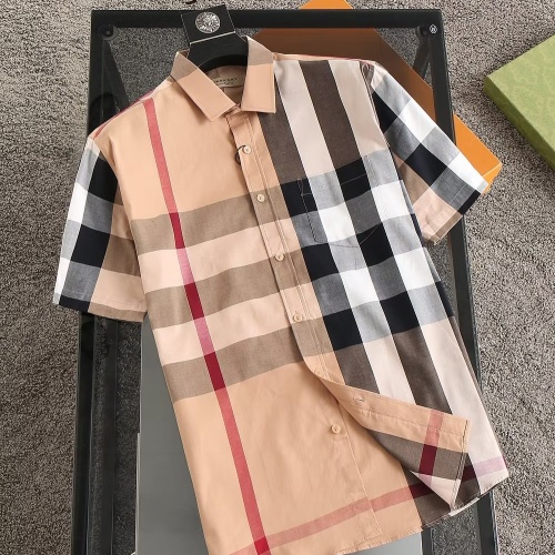 Cheap Burberry Shirts Short Sleeved For Men #1192280 Replica Wholesale [$38.00 USD] [ITEM#1192280] on Replica Burberry Shirts