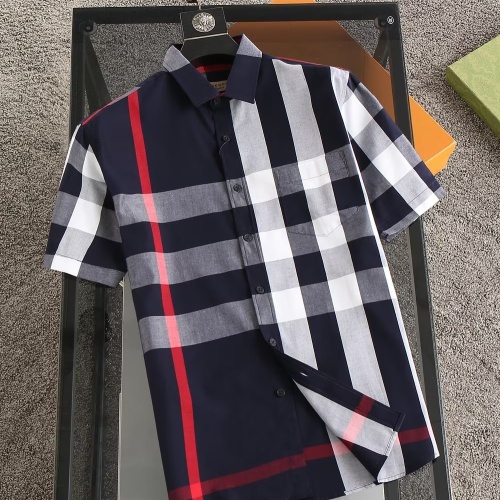 Cheap Burberry Shirts Short Sleeved For Men #1192281 Replica Wholesale [$38.00 USD] [ITEM#1192281] on Replica Burberry Shirts