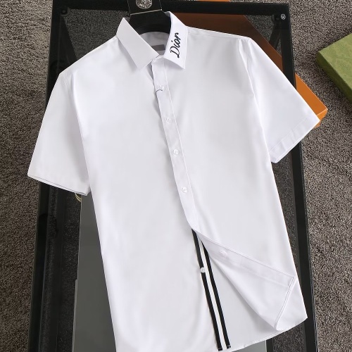 Cheap Christian Dior Shirts Short Sleeved For Men #1192285 Replica Wholesale [$38.00 USD] [ITEM#1192285] on Replica Christian Dior Shirts