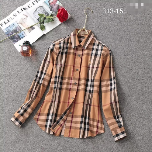 Cheap Burberry Shirts Long Sleeved For Women #1192290 Replica Wholesale [$36.00 USD] [ITEM#1192290] on Replica Burberry Shirts