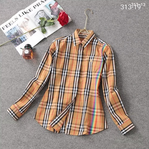 Cheap Burberry Shirts Long Sleeved For Women #1192293 Replica Wholesale [$36.00 USD] [ITEM#1192293] on Replica Burberry Shirts