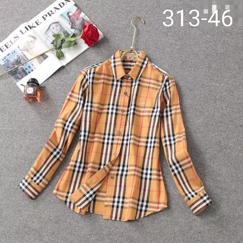 Cheap Burberry Shirts Long Sleeved For Women #1192297 Replica Wholesale [$38.00 USD] [ITEM#1192297] on Replica Burberry Shirts