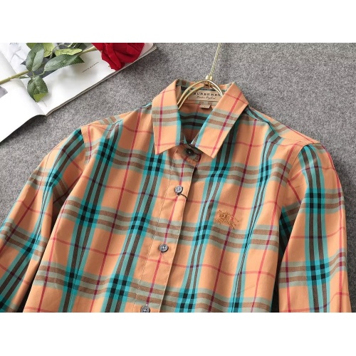 Cheap Burberry Shirts Long Sleeved For Women #1192299 Replica Wholesale [$38.00 USD] [ITEM#1192299] on Replica Burberry Shirts