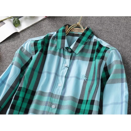 Cheap Burberry Shirts Long Sleeved For Women #1192301 Replica Wholesale [$38.00 USD] [ITEM#1192301] on Replica Burberry Shirts