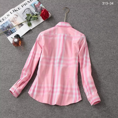 Cheap Burberry Shirts Long Sleeved For Women #1192302 Replica Wholesale [$38.00 USD] [ITEM#1192302] on Replica Burberry Shirts