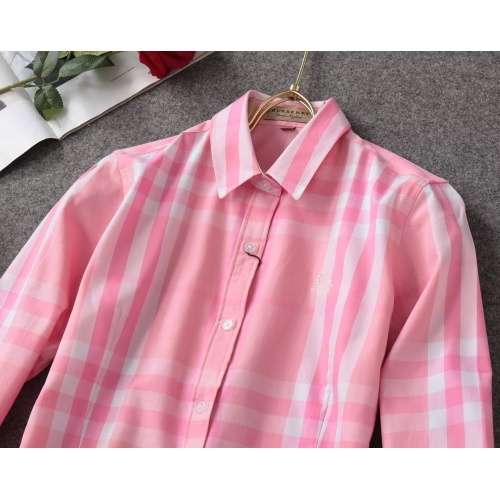 Cheap Burberry Shirts Long Sleeved For Women #1192302 Replica Wholesale [$38.00 USD] [ITEM#1192302] on Replica Burberry Shirts