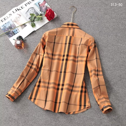 Cheap Burberry Shirts Long Sleeved For Women #1192303 Replica Wholesale [$38.00 USD] [ITEM#1192303] on Replica Burberry Shirts