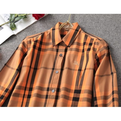 Cheap Burberry Shirts Long Sleeved For Women #1192303 Replica Wholesale [$38.00 USD] [ITEM#1192303] on Replica Burberry Shirts