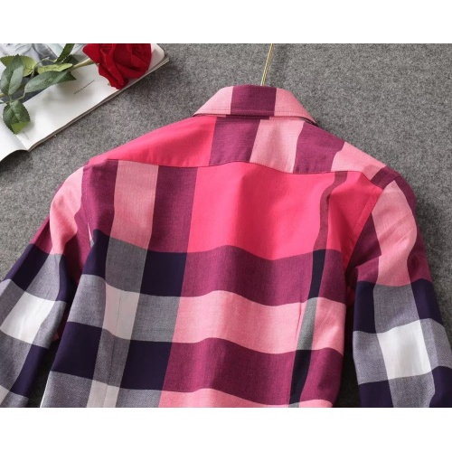 Cheap Burberry Shirts Long Sleeved For Women #1192309 Replica Wholesale [$38.00 USD] [ITEM#1192309] on Replica Burberry Shirts