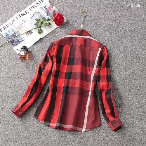 Cheap Burberry Shirts Long Sleeved For Women #1192311 Replica Wholesale [$38.00 USD] [ITEM#1192311] on Replica Burberry Shirts