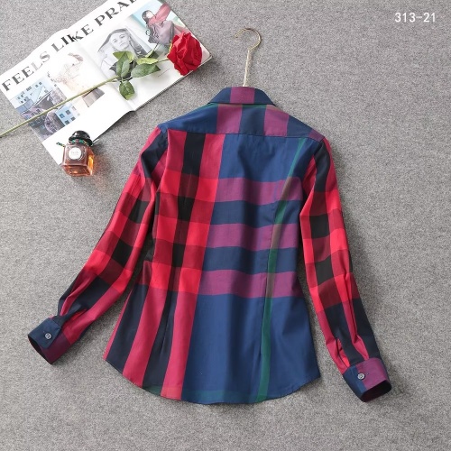 Cheap Burberry Shirts Long Sleeved For Women #1192312 Replica Wholesale [$38.00 USD] [ITEM#1192312] on Replica Burberry Shirts