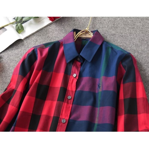 Cheap Burberry Shirts Long Sleeved For Women #1192312 Replica Wholesale [$38.00 USD] [ITEM#1192312] on Replica Burberry Shirts