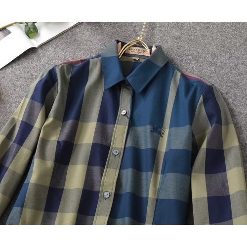 Cheap Burberry Shirts Long Sleeved For Women #1192316 Replica Wholesale [$38.00 USD] [ITEM#1192316] on Replica Burberry Shirts