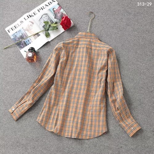 Cheap Burberry Shirts Long Sleeved For Women #1192319 Replica Wholesale [$38.00 USD] [ITEM#1192319] on Replica Burberry Shirts