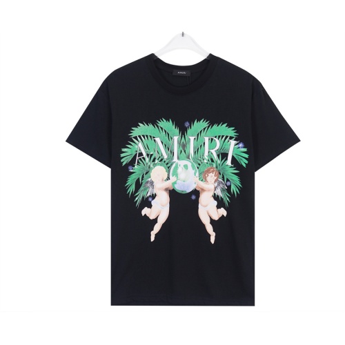 Cheap Amiri T-Shirts Short Sleeved For Unisex #1192615 Replica Wholesale [$34.00 USD] [ITEM#1192615] on Replica Amiri T-Shirts