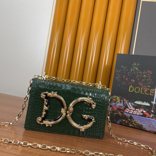 Cheap Dolce &amp; Gabbana D&amp;G AAA Quality Messenger Bags For Women #1192752 Replica Wholesale [$162.00 USD] [ITEM#1192752] on Replica Dolce &amp; Gabbana D&amp;G AAA Quality Messenger Bags