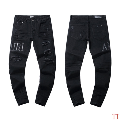 Cheap Amiri Jeans For Men #1192935 Replica Wholesale [$64.00 USD] [ITEM#1192935] on Replica Amiri Jeans