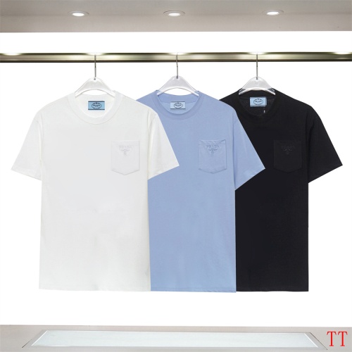 Cheap Prada T-Shirts Short Sleeved For Unisex #1192988 Replica Wholesale [$32.00 USD] [ITEM#1192988] on Replica Prada T-Shirts