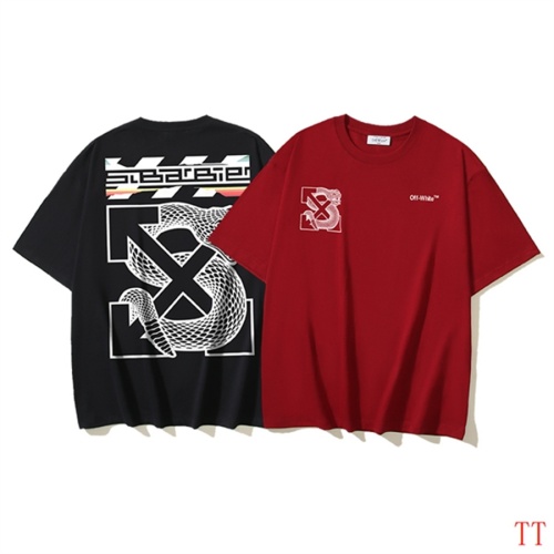 Cheap Off-White T-Shirts Short Sleeved For Unisex #1193110 Replica Wholesale [$32.00 USD] [ITEM#1193110] on Replica Off-White T-Shirts