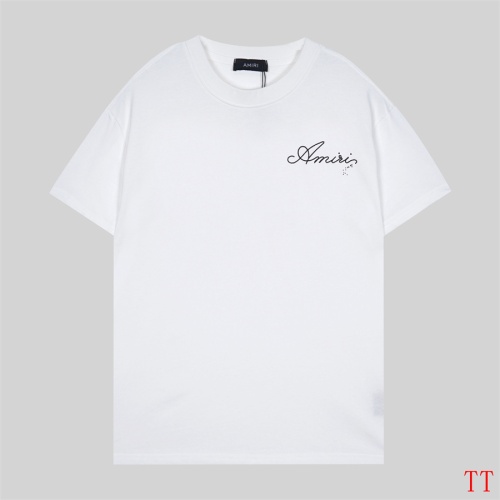 Cheap Amiri T-Shirts Short Sleeved For Unisex #1193122 Replica Wholesale [$32.00 USD] [ITEM#1193122] on Replica Amiri T-Shirts