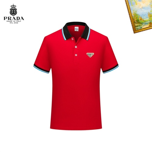 Cheap Prada T-Shirts Short Sleeved For Men #1193277 Replica Wholesale [$29.00 USD] [ITEM#1193277] on Replica Prada T-Shirts