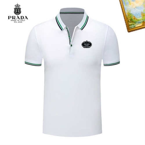 Cheap Prada T-Shirts Short Sleeved For Men #1193356 Replica Wholesale [$29.00 USD] [ITEM#1193356] on Replica Prada T-Shirts