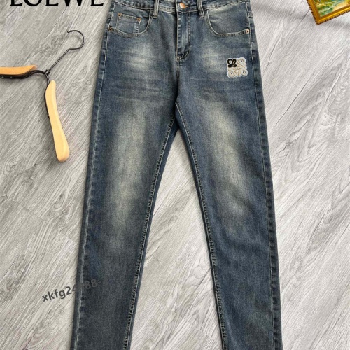 Cheap LOEWE Jeans For Men #1193545 Replica Wholesale [$48.00 USD] [ITEM#1193545] on Replica LOEWE Jeans