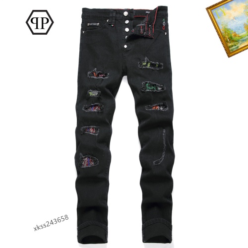 Cheap Philipp Plein PP Jeans For Men #1193566 Replica Wholesale [$48.00 USD] [ITEM#1193566] on Replica Philipp Plein PP Jeans