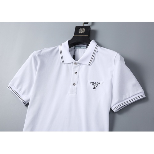 Cheap Prada T-Shirts Short Sleeved For Men #1193705 Replica Wholesale [$27.00 USD] [ITEM#1193705] on Replica Prada T-Shirts