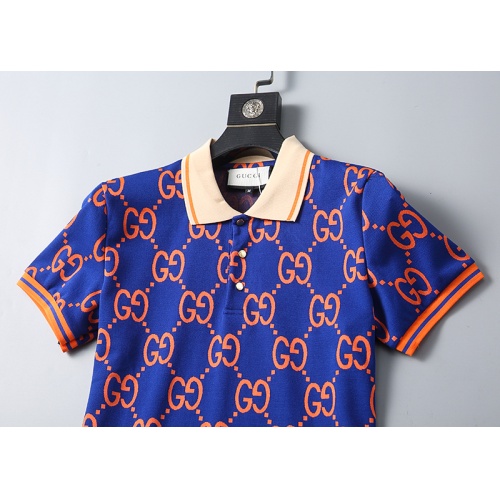 Cheap Gucci T-Shirts Short Sleeved For Men #1193734 Replica Wholesale [$27.00 USD] [ITEM#1193734] on Replica Gucci T-Shirts