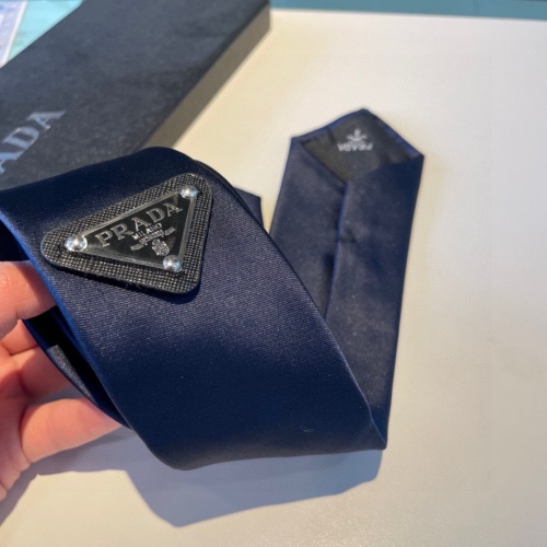 Cheap Prada Necktie In Navy For Men #1194973 Replica Wholesale [$34.00 USD] [ITEM#1194973] on Replica Prada Necktie