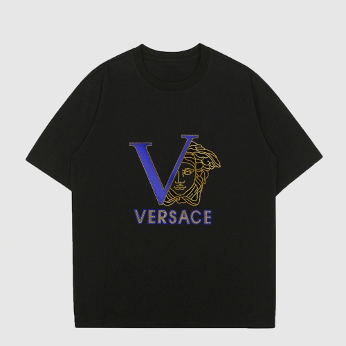 Cheap Versace T-Shirts Short Sleeved For Unisex #1195219 Replica Wholesale [$27.00 USD] [ITEM#1195219] on Replica Versace T-Shirts
