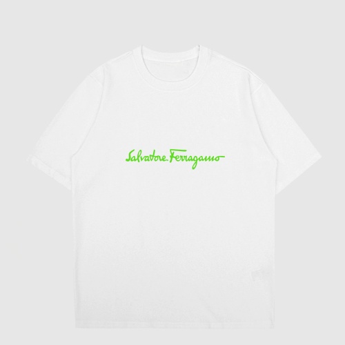 Cheap Salvatore Ferragamo T-Shirts Short Sleeved For Unisex #1195224 Replica Wholesale [$27.00 USD] [ITEM#1195224] on Replica Salvatore Ferragamo T-Shirts